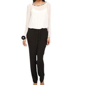 Vince Camuto Black & White Jumpsuit
